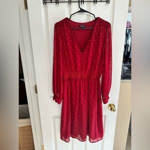 Red Express mini dress